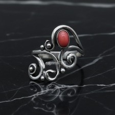 Welo Fire Opal Gemstone 925 Sterling Silver Ring Handmade Jewelry Ring For Gift