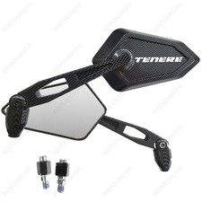 SPECCHIETTI STREET CARBON LOOK LOGO BIANCO per Yamaha TENERE 600 660