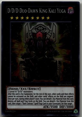 D/D/D Duo-Dawn King Kali Yuga Super Rare 2016 Mega-Tins Mega Pack MP16-EN143 LP