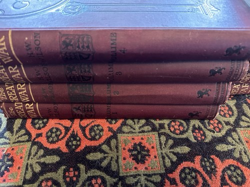 The Great War Large History Hardbacks H W Wilson 12 Volumes Vol 10 Missing 1918 - Imagen 2 de 19