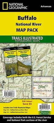 Nat Geo Maps Buffalo National River (Map Pack) (Map)
