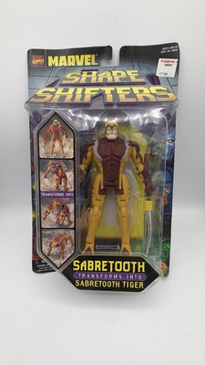 #ad #ad ToyBiz Marvel Shape Shifters Figure 1999 Sabretooth Transforms Into Sabretooth $21.99