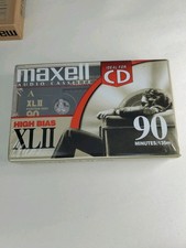 Maxell 90 High Bias XLII IEC II Audio Casette Tape New Sealed