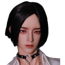 1/3 BJD Doll Male Uncle For Man Boy Dolls Short Hair High Temperature Soft Wig
