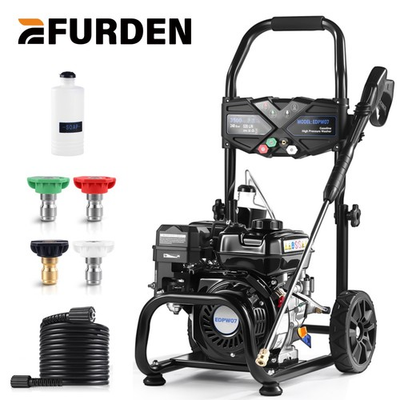 #ad #ad EFURDEN 3500PSI Gas Pressure Washer 4 Nozzles 2.3 GPM Gas Powered Washer 209cc $260.99