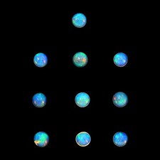 Ethiopian Opal Natural Loose Gemstone Round 5x5x3 mm Fall Gift LS129-06636