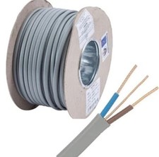 2 3 CORE ELECTRICAL TWIN & EARTH Lights Sockets CABLE WIRE 1mm 1.5mm 2mm 4mm 6mm