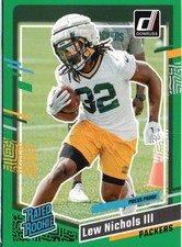 2023 Donruss #335 Lew Nichols III Press Proof Green