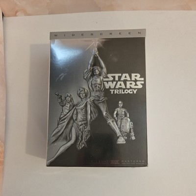 Star Wars Trilogy (DVD, 4-Disc Box Set) 2004 Lucasfilm NEW SEALED first time DVD
