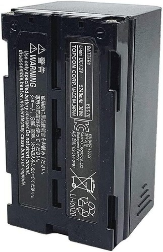 (Confezione da 1) BDC70 Batteria agli ioni di litio 7,2V 5240mAh per stazioni totali robotizzate - Foto 2 di 8