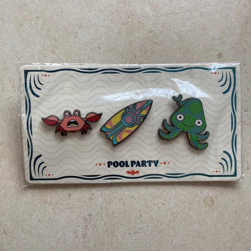 League Of Legends LOL Pins - Pool Party - Set Of 3 Limited Edition Pins - New