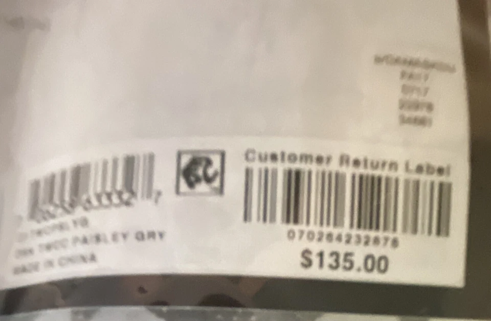 Juego de 3 fundas edredón Charter Club Damask Designs gris cachemira @ Foto 4 de 4