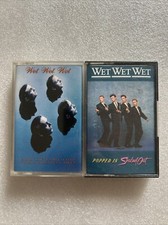 2 x Wet Wet Wet Cassette Tapes Album Popped In Souled Out End of Part One VG 
