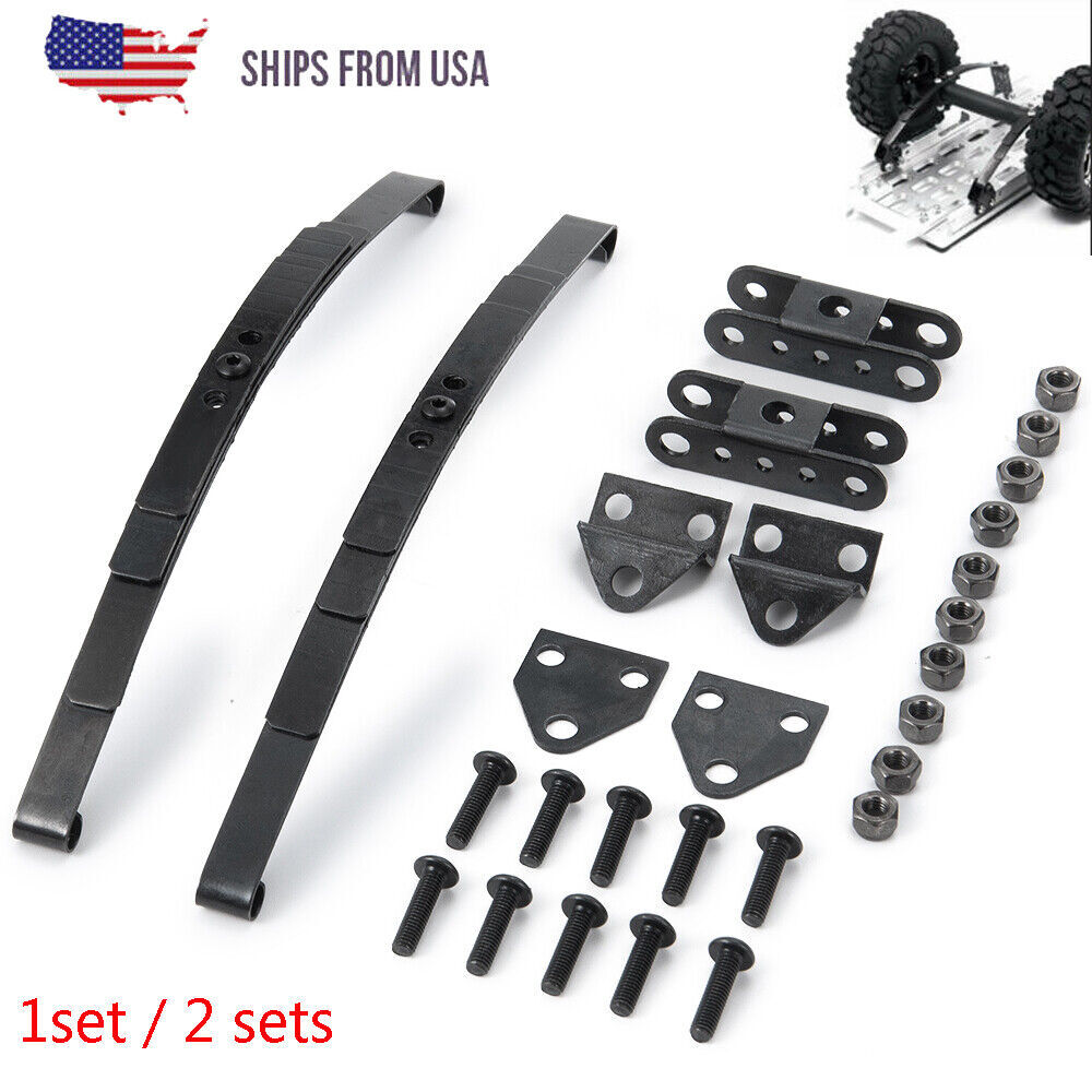 Steel Leaf Spring Suspension for 1&colon;10 RC Crawler RC4WD D90 D110 Crawler 2&sol;4PCS