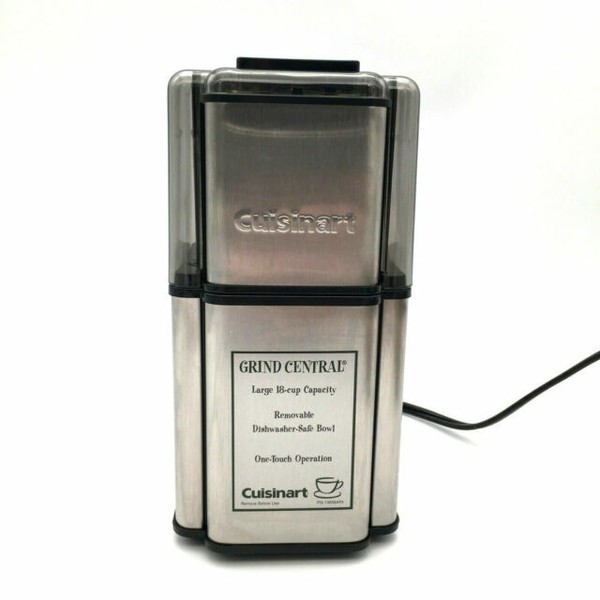 CUISINART DCG-12BC GRIND CENTRAL COFFEE GRINDER BRUSHED STAINLESS OPEN BOX Photo Related