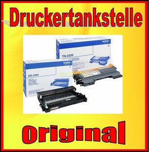 Original Brother el cartucho del tóner y el tambor TN-2220+DR-2200 para Brother  MFC7360N DCP7060 | eBay