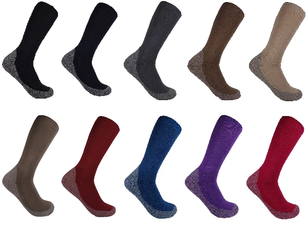 Business Socks Bamboo 3G Dress Sock Cushion Comfort Charcoal Sole Kills Odours