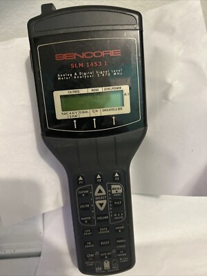 Sencore Analog & Digital Signal Level Meter Analyzer 5-870 MHz SLM 1453