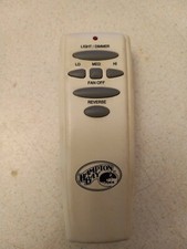 Genuine OEM Hampton Bay Remote Control Ceiling Fan Light Dimmer UC7078T Reverse