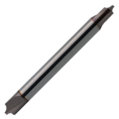 .020'' Radius 2 Flute Double End Carbide Corner Rounding End Mill TiCN Coated,