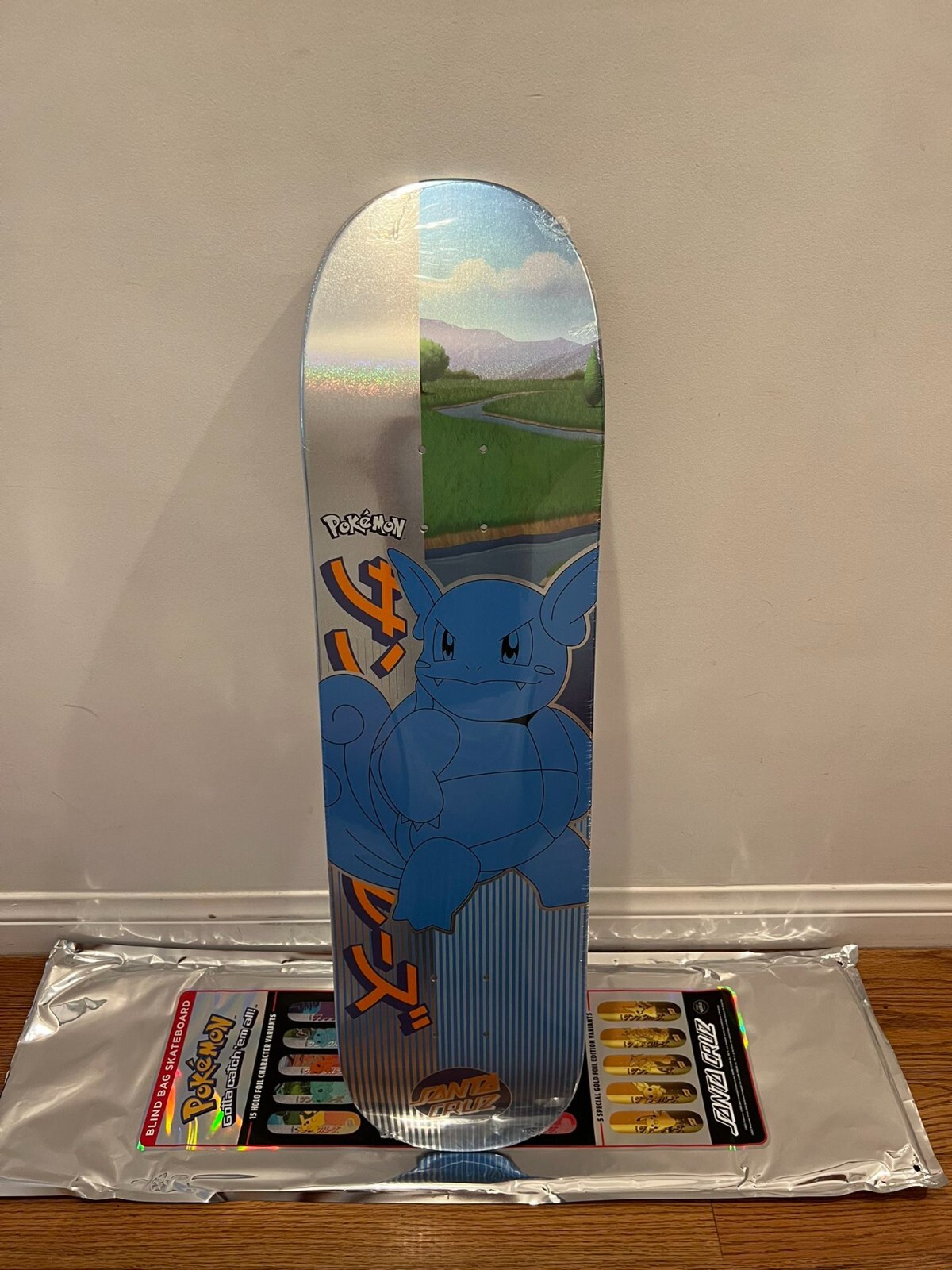 Santa Cruz X Pokemon Blind Bag Skateboard Deck wartortle
