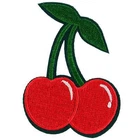Cherry Iron On Patch Pin Up Cute Tattoo Rockabilly Kustom Retro Kitsch Cherries