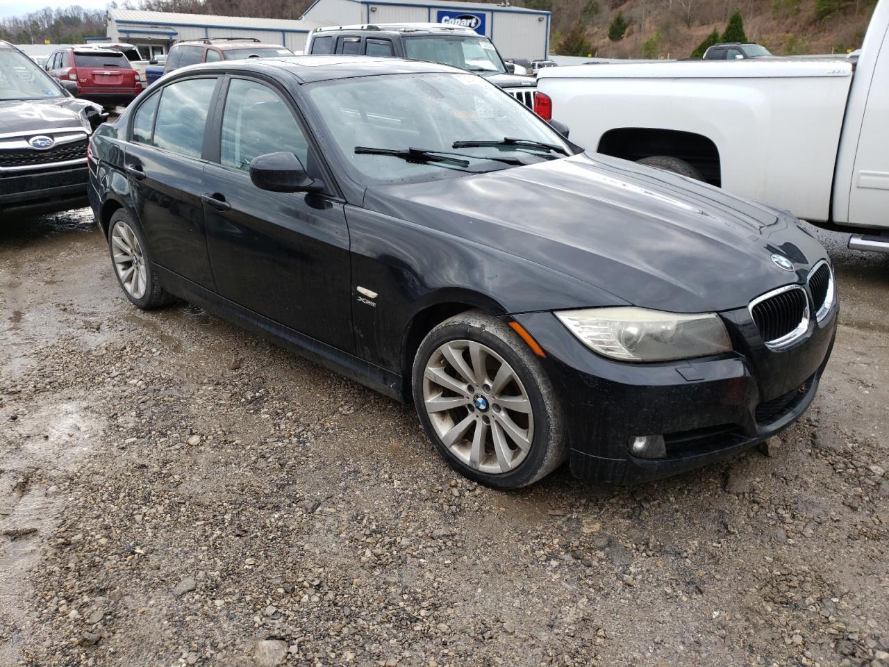 Used Left Tail Light Assembly fits 2011 Bmw 328i Sdn quarter panel