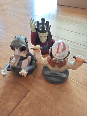  Star Wars Episode 1 Set of 3 Cup Toppers Sebulba, Anakin, Viceroy
