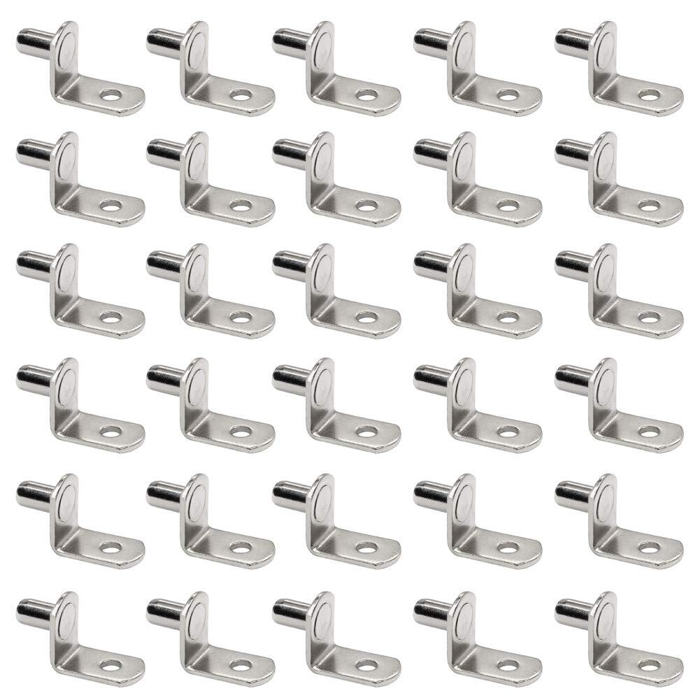 30-Pack 5mm Cabinet Shelf Pins with 3.84mm Hole for Secure Shelf Support-image