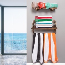 Cotton Cabana Striped Pool Towels Beach Towel Set Of 1, 2, 4, or 6