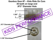 Kid TRAX  OTHERS Electric Car Gearbox Gear 7 38T teeth tooth see dimensions