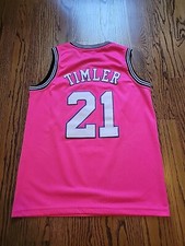 Timler Vintage Space Jam Tune Squad Jersey Girls Size Medium Kids Youth Pink