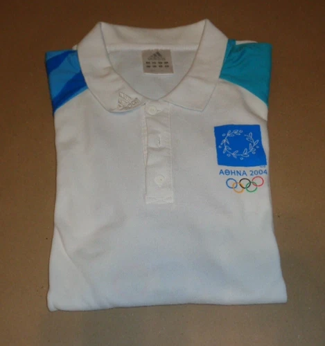 ATHENS 2004 OLYMPIC GAMES - ADIDAS VOLUNTEER OFFICIAL – UMPIRE POLO T-SHIRT