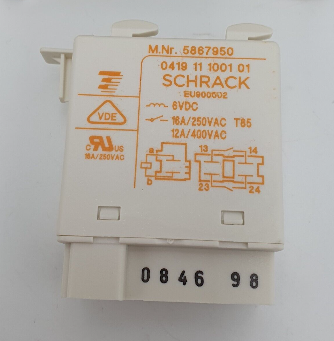 5 Stück Relais Nr.51 Schrack RT930010WG 12VDC V 1 Wechsler 16Amp 5 Stück Relais Nr.51 Schrack RT930010WG 12VDC V 1 Wechsler 16Amp