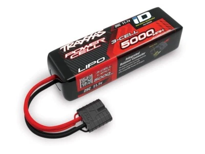 Batterie Traxxas Li-Po 5000mh 11.1V 3S - 25C connecteur shortiD TRX (L135xH29... - Photo 1/4