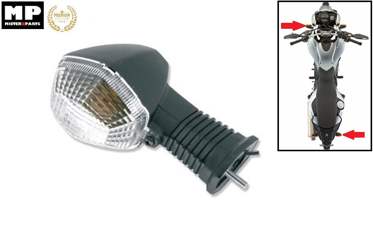 Clignotant origine Suzuki GSF1250F orange avec fixation flexible