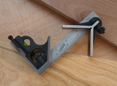 Igaging Combination Square Premium 3-Piece 6'' 4R Center Head