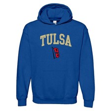 Tulsa State Hurricanes Basic Block Hoodie - Royal