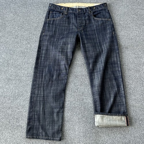 Rag Bone Jeans Men 36 x 30 RB11 Selvedge Indigo Mainline Handmade Workwear Dark