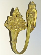 *1 EMBRASSE en BRONZE doré STYLE ART DECO PANIER FLEURI JUS de GRENIER  Déco