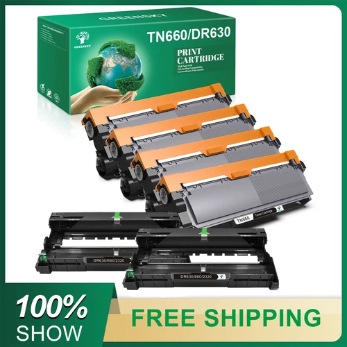 TN660 Toner DR630 Drum For Brother TN-630 MFC-L2700DW HL-2300D DCP-L2540DW LOT