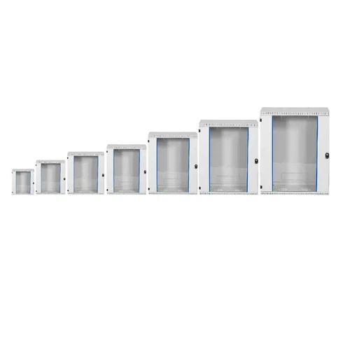 Netzwerkschrank 19 Zoll Wandgehäuse Serverschrank 4/6/9/12/15/21HE Rack grau 