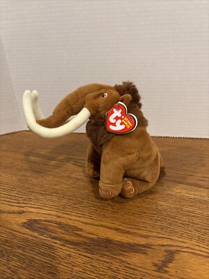 TY Beanie Baby - MANNY the Mammoth (Ice Age 3 Movie Beanie) (8.5 inch), MINT