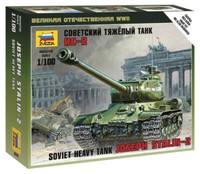 Zvezda 6201 Soviet Heavy Tank IS-2 1:100 Modell