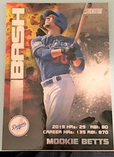  2020 STADIUM CLUB MOOKIE BETTS (LOS ANGELES DODGERS) BASH AND BURN