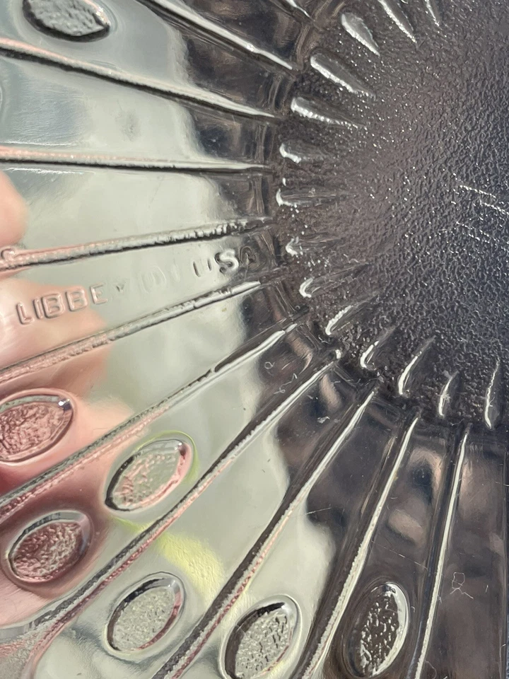 Libbey Glass Boquet Clear Dinnerware Set of 8 Plates Bowls - Image 3 of 4