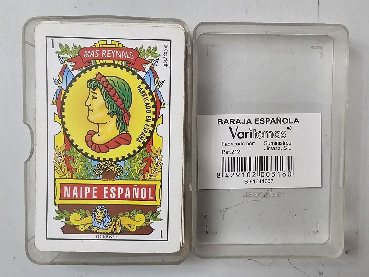 BARAJA ESPAÑOLA MAS REYNALS VARITEMAS COMPLETA