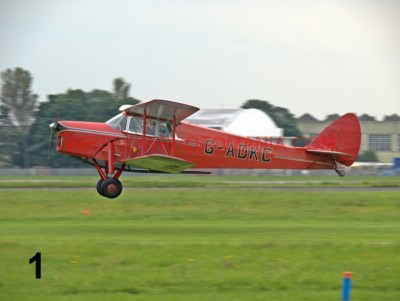 1 X DE HAVILLAND DH-87 HORNET MOTH DH-88 COMET PHOTOGRAPH