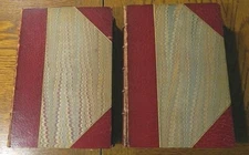 The Life of Voltaire by S.G. Tallentyre Vol. I & II, First Edition 1903 Leather 