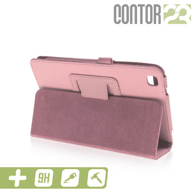 Schutzhülle, Tasche mit Panzerfolie in ROSÉ für 8.0'' Samsung Galaxy Tab 3